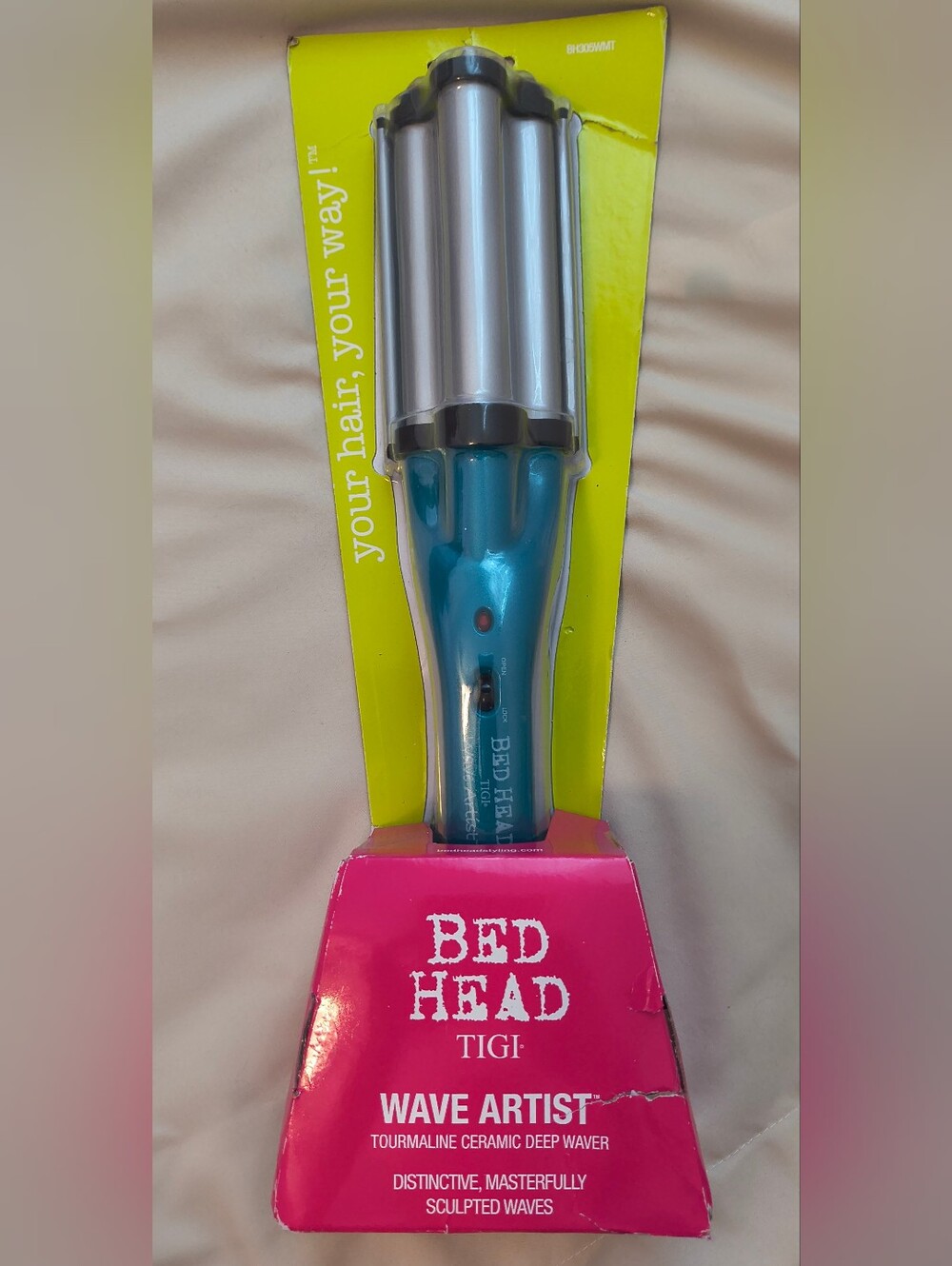 BedHead Triple Barrel Waver - Blue